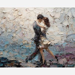 still, moment, palette knife, oil painting, impasto, thick pigment, layered surface, scraped paint, textured strokes, expressive surface, material depth, hand painted, visual balance, atmospheric, color interaction, paint ridges, manual technique