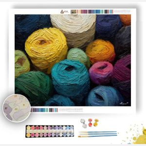 KNOTTED TEXTURE - Paint by Numbers Full Kit