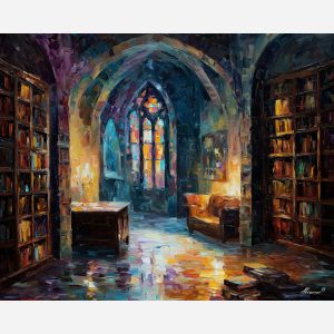 magic room,minimal interior,oil painting,afremov style
