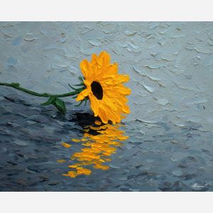 late, presence, palette knife, oil painting, impasto, thick pigment, layered surface, scraped paint, textured strokes, expressive surface, material depth, hand painted, visual balance, atmospheric, color interaction, paint ridges, manual technique