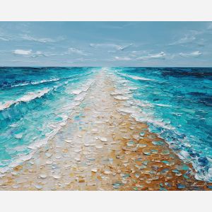 wide, moment, palette knife, oil painting, impasto, thick pigment, layered surface, scraped paint, textured strokes, expressive surface, material depth, hand painted, visual balance, atmospheric, color interaction, paint ridges, manual technique