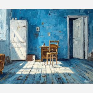 cut, space, palette knife, oil painting, impasto, thick pigment, layered surface, scraped paint, textured strokes, expressive surface, material depth, hand painted, visual balance, atmospheric, color interaction, paint ridges, manual technique