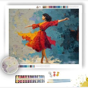 RHYTHMIC CUT FIGURE - Paint by Numbers Full Kit