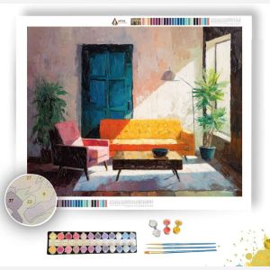 FLAT OPEN INTERIOR - Paint by Numbers Full Kit