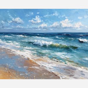 windy, stretch, palette knife, oil painting, impasto, thick pigment, layered surface, scraped paint, textured strokes, expressive surface, material depth, hand painted, visual balance, atmospheric, color interaction, paint ridges, manual technique