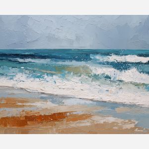 early, edge, palette knife, oil painting, impasto, thick pigment, layered surface, scraped paint, textured strokes, expressive surface, material depth, hand painted, visual balance, atmospheric, color interaction, paint ridges, manual technique