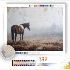 DUSTY WAITING PAUSE - Paint by Numbers Full Kit