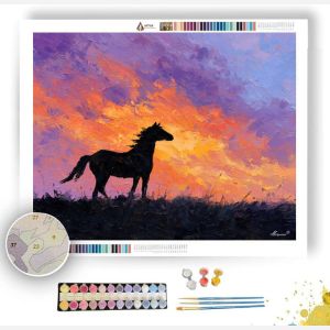 FREE SILHOUETTE - Paint by Numbers Full Kit
