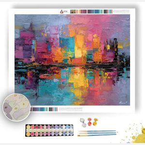 RHYTHMIC BRIGHT SPACE - Paint by Numbers Full Kit