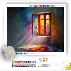 FAINT WINDOW AURA - Paint by Numbers Full Kit