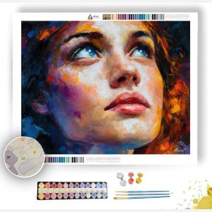 HOPEFUL GAZE - Paint by Numbers Full Kit