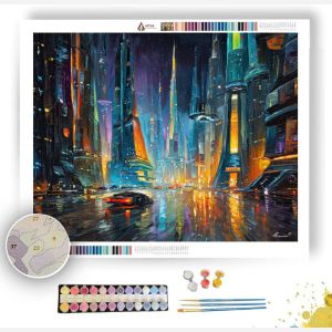 CRYSTAL CIRCUIT CITY - Paint by Numbers Full Kit