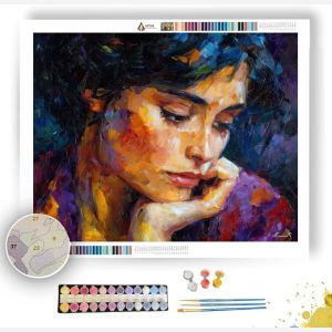SOFT CONTEMPLATION - Paint by Numbers Full Kit