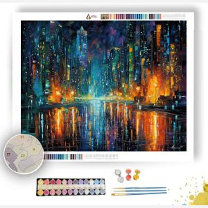 NEON CURRENT METRO - Paint by Numbers Full Kit