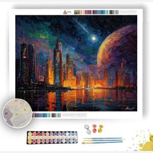 ORBITAL LUMEN CITY - Paint by Numbers Full Kit