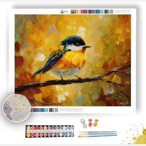 GOLDEN SONG BIRD - Paint by Numbers Full Kit