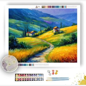 GOLDEN HILL PATH - Paint by Numbers Full Kit