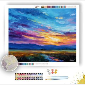 PLAINS AT FIRST LIGHT - Paint by Numbers Full Kit