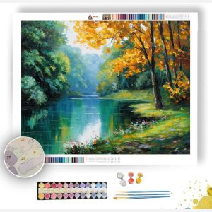 RIVERBANK SILENCE - Paint by Numbers Full Kit