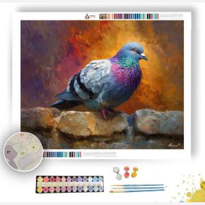 URBAN PIGEON REST - Paint by Numbers Full Kit
