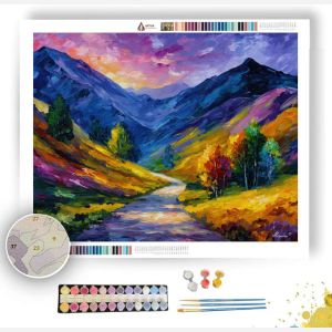 MOUNTAIN PASS QUIET - Paint by Numbers Full Kit