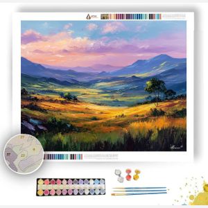 MORNING VALLEY LIGHT - Paint by Numbers Full Kit