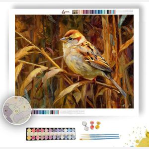 FIELD SPARROW REST - Paint by Numbers Full Kit