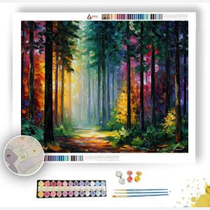 FOREST LIGHT BREAK - Paint by Numbers Full Kit
