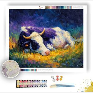 PASTURE COW STILL - Paint by Numbers Full Kit