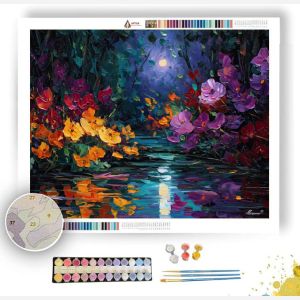 NIGHTSHADE BLOOMS - Paint by Numbers Full Kit