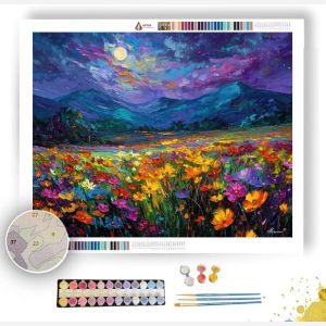 AETHER BLOOM FIELD - Paint by Numbers Full Kit