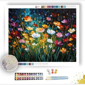 STARLIGHT BLOSSOMS - Paint by Numbers Full Kit