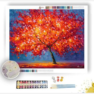 EMBER BLOSSOM TREE - Paint by Numbers Full Kit