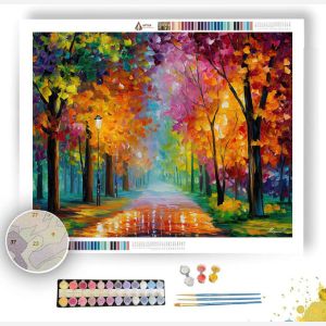 CRYSTAL LEAF PATH - Paint by Numbers Full Kit