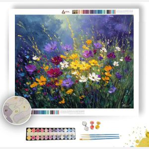 WHISPERING WILDFLOWERS - Paint by Numbers Full Kit