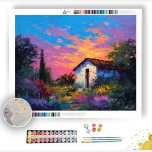 TWILIGHT HERB GARDEN - Paint by Numbers Full Kit