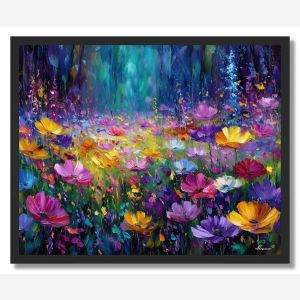 AURORA PETAL FIELD - FRAMED