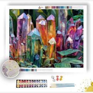 CRYSTAL STEM GARDEN - Paint by Numbers Full Kit