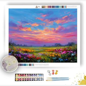 QUIET SKY MEADOW - Paint by Numbers Full Kit