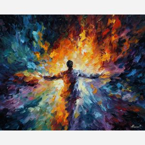 mental pressure,psychological depth,oil painting