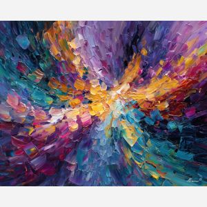 emotional collapse,mental strain,oil painting