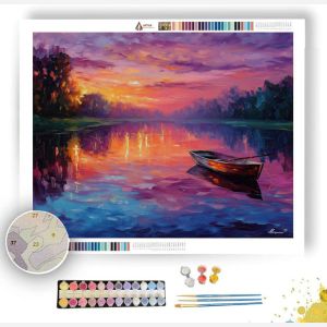 LUMINOUS LAKE REST - Paint by Numbers Full Kit