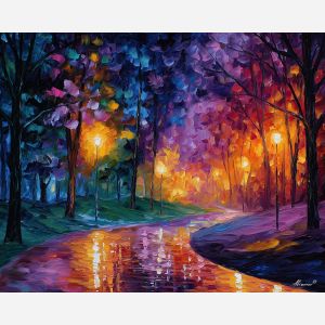fantasy hills,glowing path,soft magic,oil painting