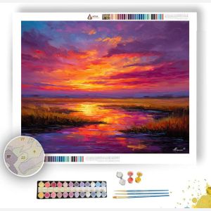 EMBER SKY DUSK - Paint by Numbers Full Kit