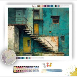 LAYERED PLANE - Paint by Numbers Full Kit