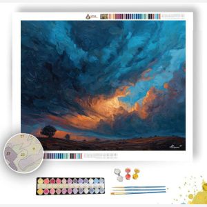 UNSETTLED FORM SCENE - Paint by Numbers Full Kit