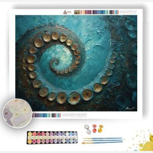 HIDDEN SPIRAL PULSE - Paint by Numbers Full Kit