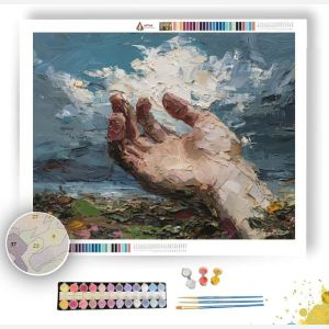 SKEWED GESTURE THOUGHT - Paint by Numbers Full Kit