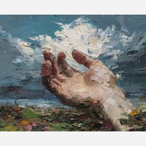 skewed, gesture, thought, palette knife, oil painting, impasto, textured paint, layered pigment, scraped surface, thick strokes, expressive texture, hand painted, fine art, material depth, visual rhythm, atmospheric, color control, painterly surface