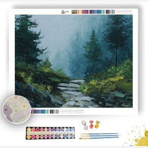 QUIET TRACE SHAPE - Paint by Numbers Full Kit